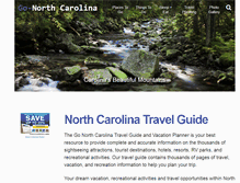 Tablet Screenshot of go-north-carolina.com